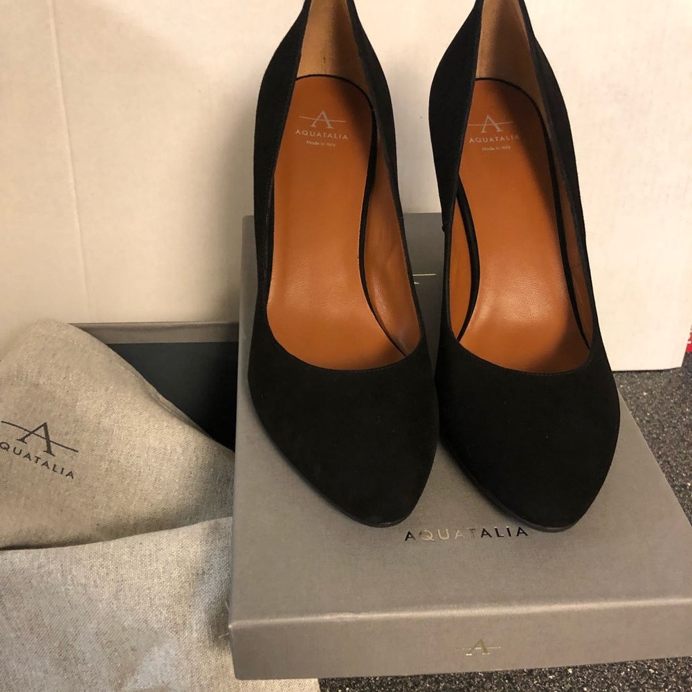 Suede Wedge